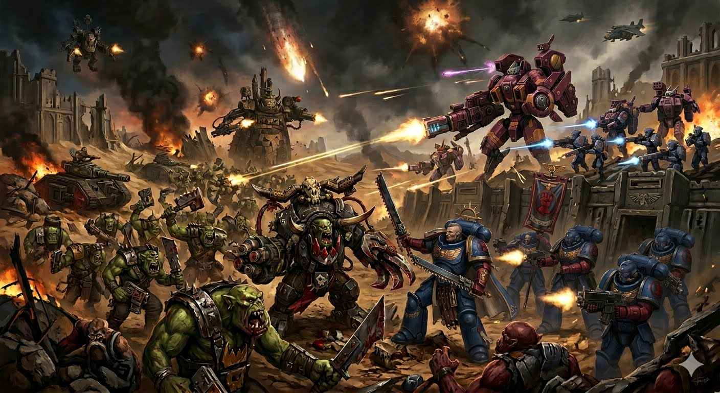 Exploring a Grimdark Universe